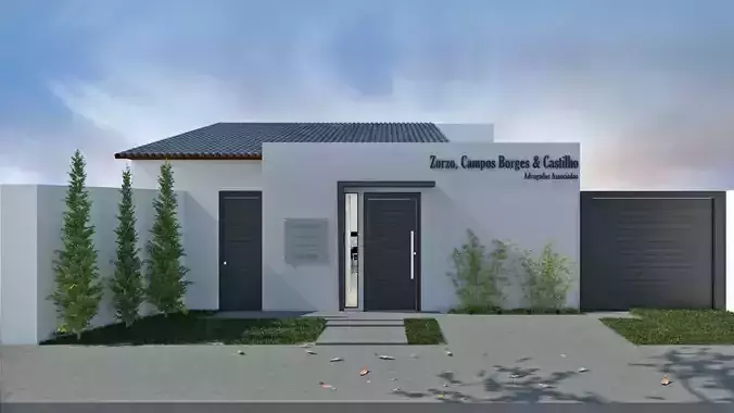 Law Office made with sketch up 