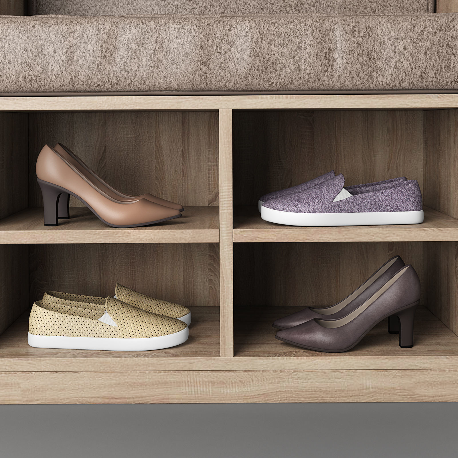 Entryway furniture 2 3D model_5