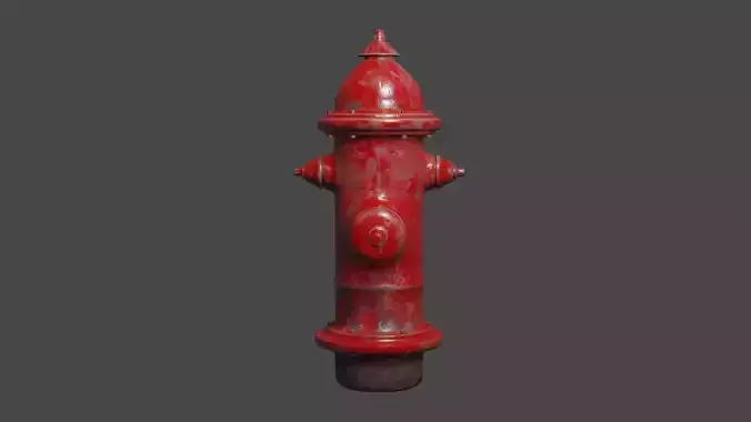 Fire Hydrant low poly