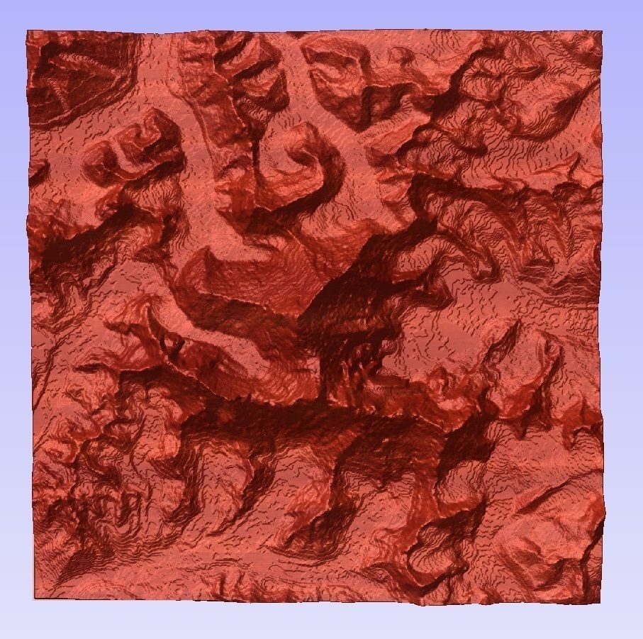 Mount Everest 3D Model for CNC and 3D Printer 3D print model_4