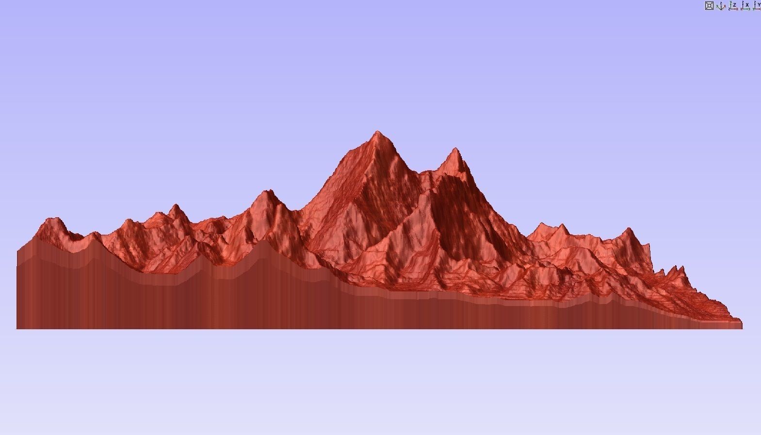 Mount Everest 3D Model for CNC and 3D Printer 3D print model_5