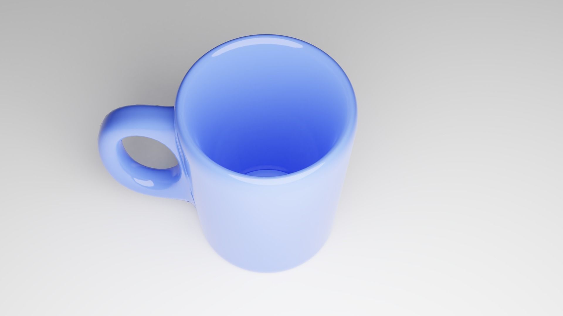 Cup 3D model mug with handle 3D model_2