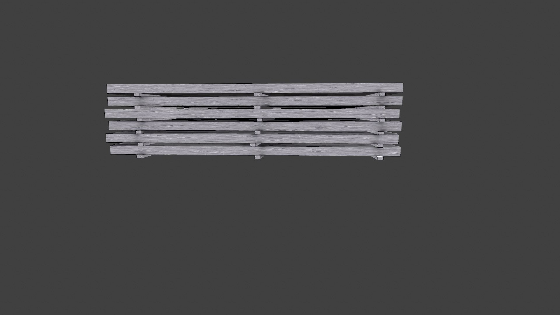 Wooden Beams Low-poly 3D model_21