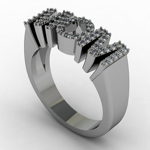 MOM RING 3D print model