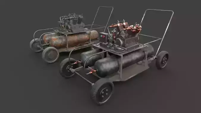 Portable machinery device 3D model