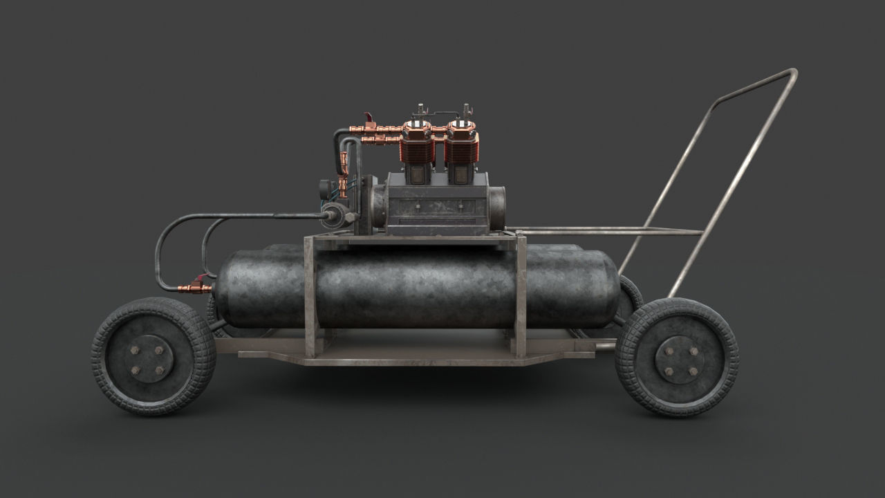 Portable machinery device 3D model_7