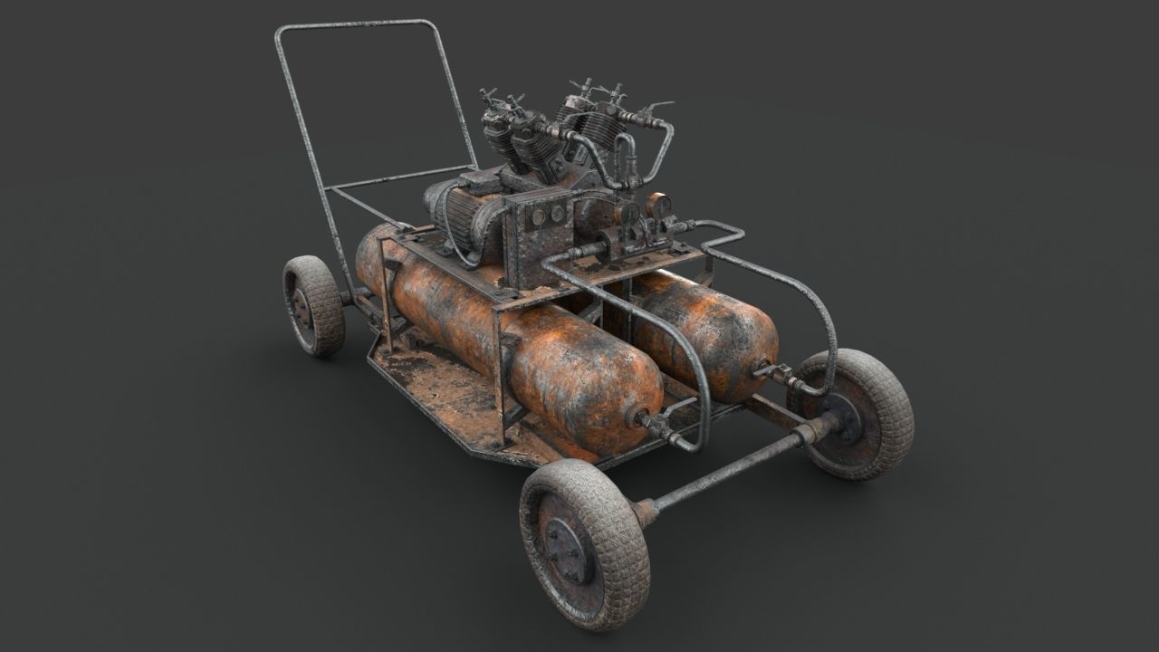 Portable machinery device 3D model_10