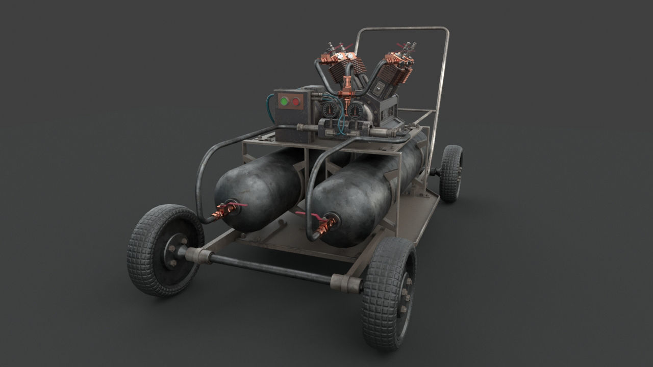 Portable machinery device 3D model_5