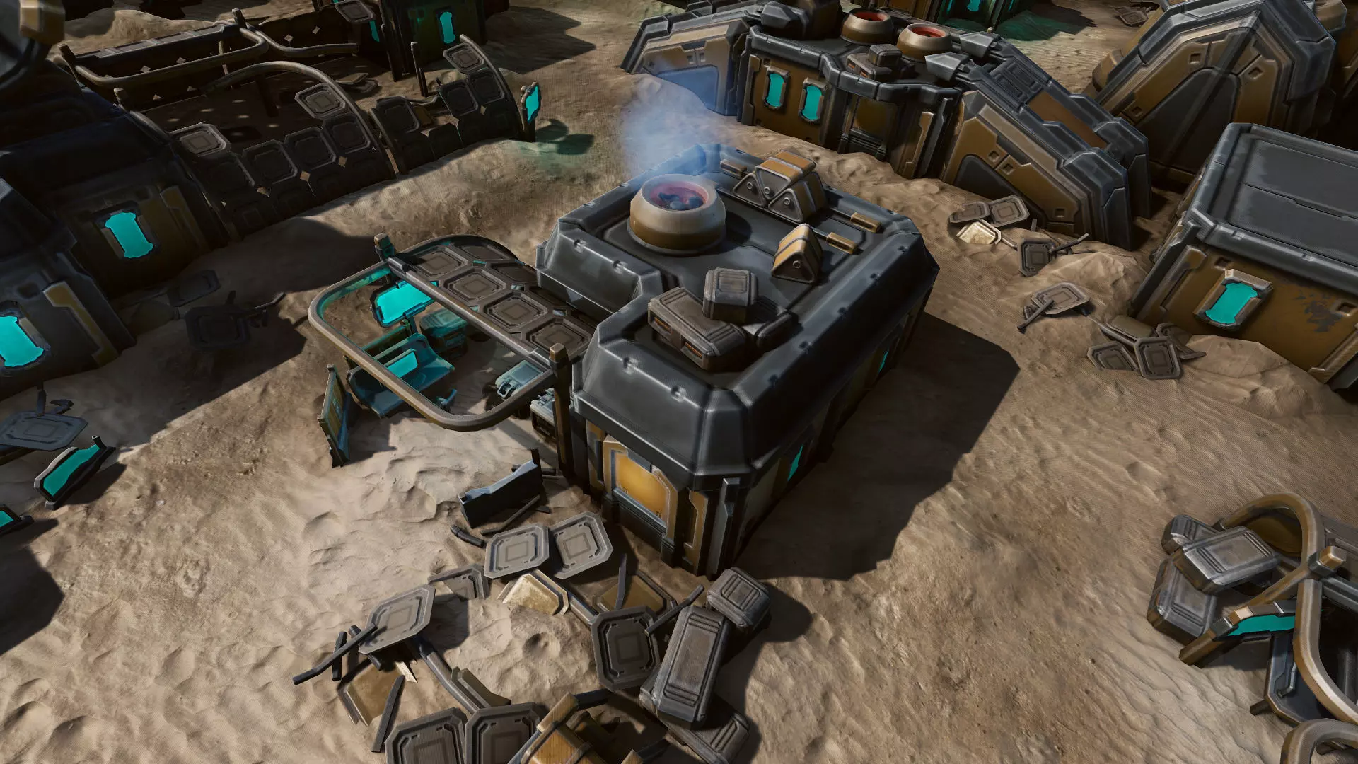 Isometric Survival Level Pack Low-poly 3D model_0