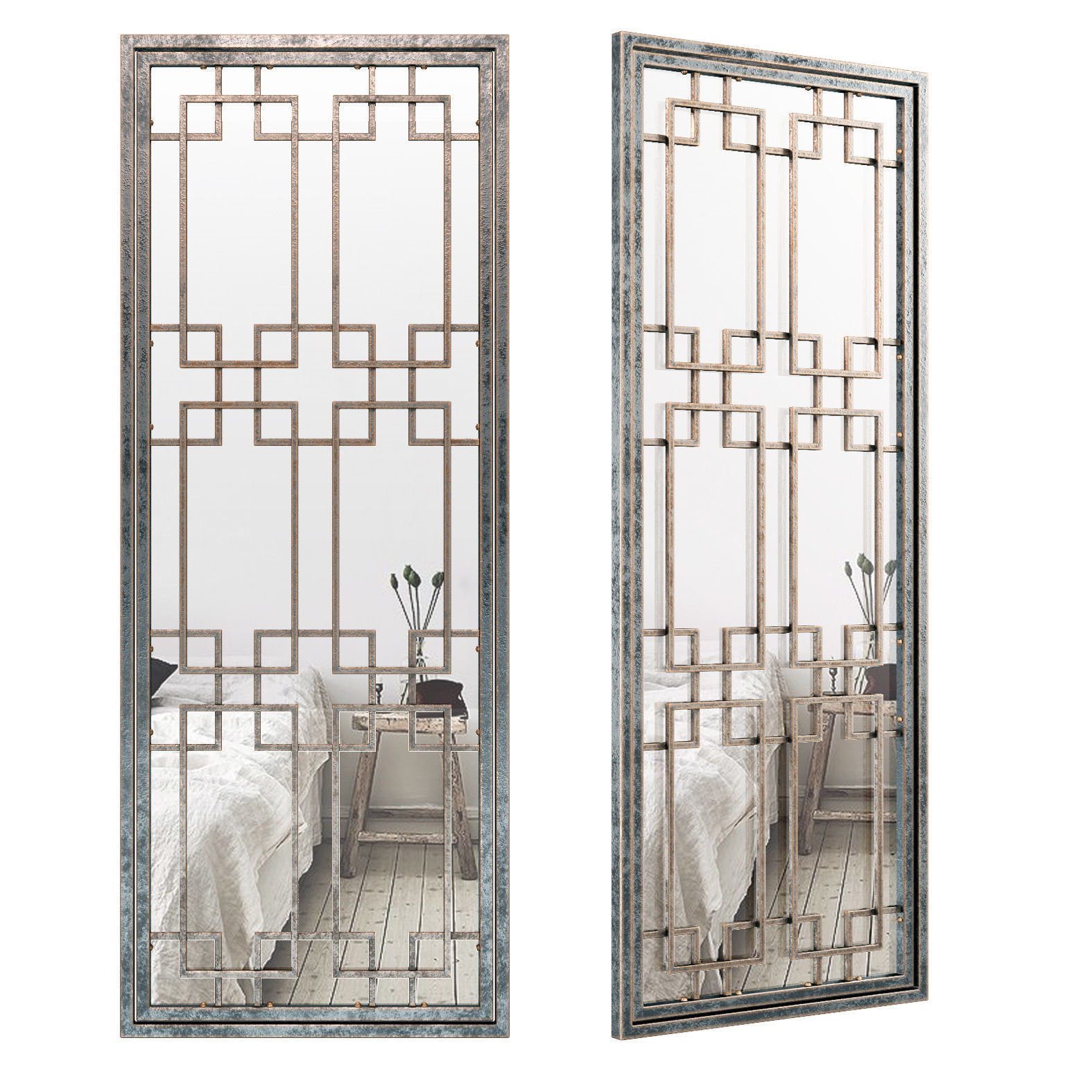 Rectangular Wall Mirror Eichholtz Mota 109556 3d Model