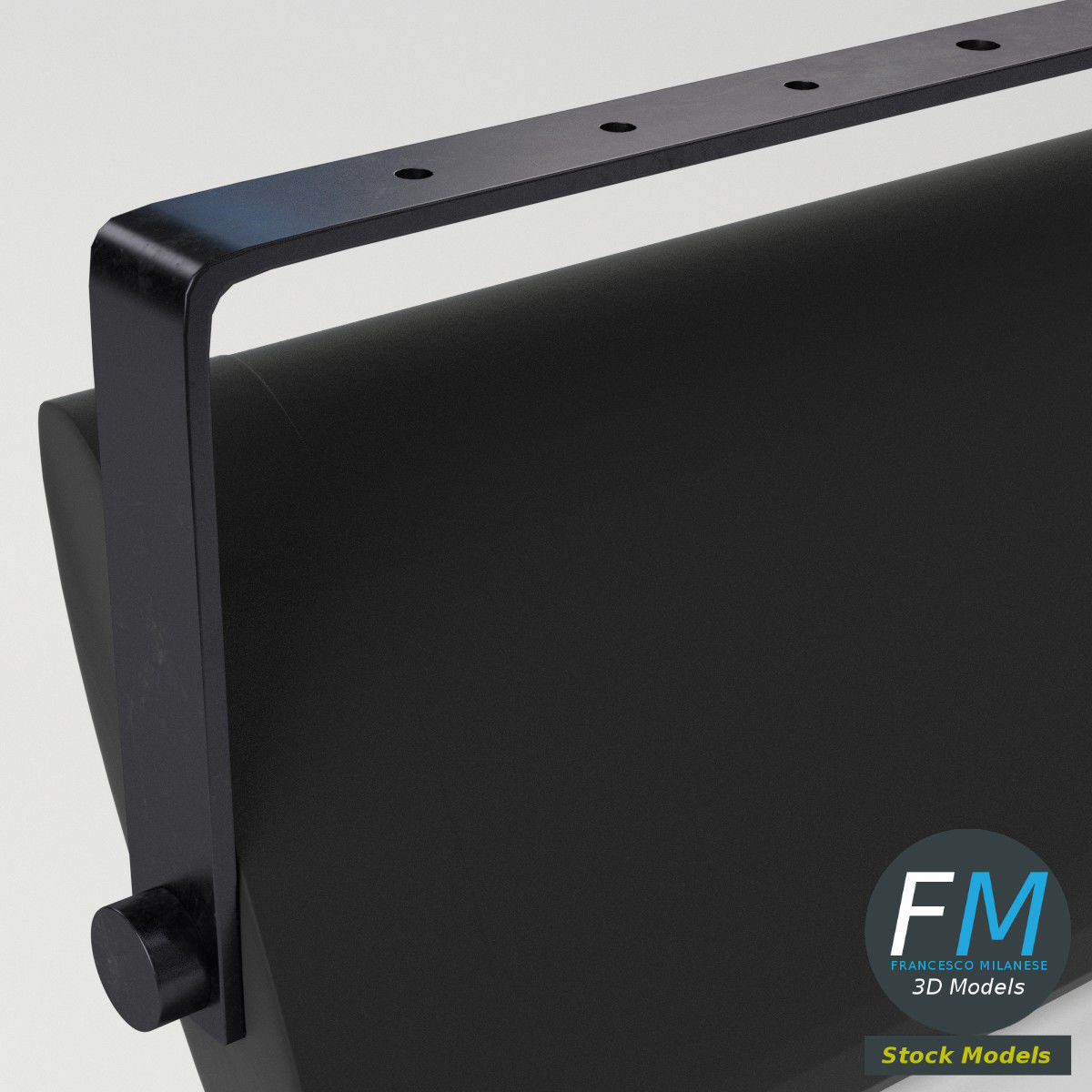 Wall mounted halogen heater 3D model_5