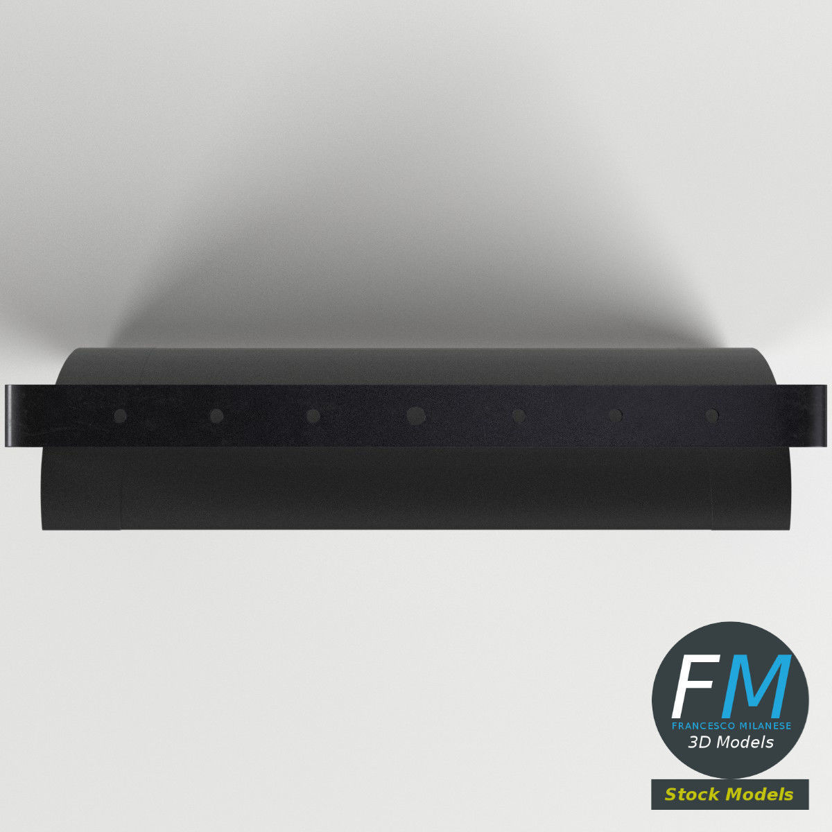 Wall mounted halogen heater 3D model_6