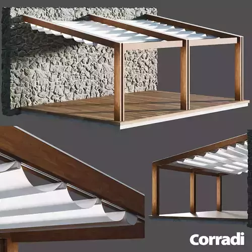 Corradi Pergotenda Awning PT60 3D model