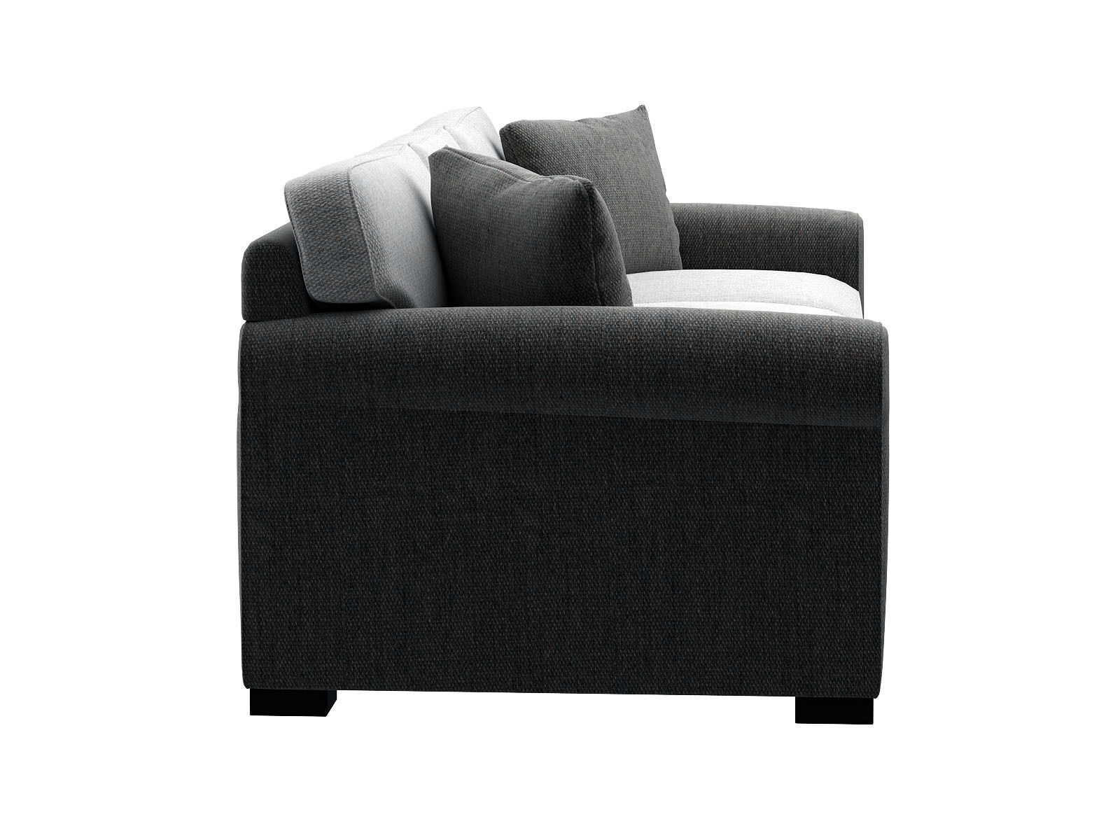 Sofa set ottoman 3D model_4