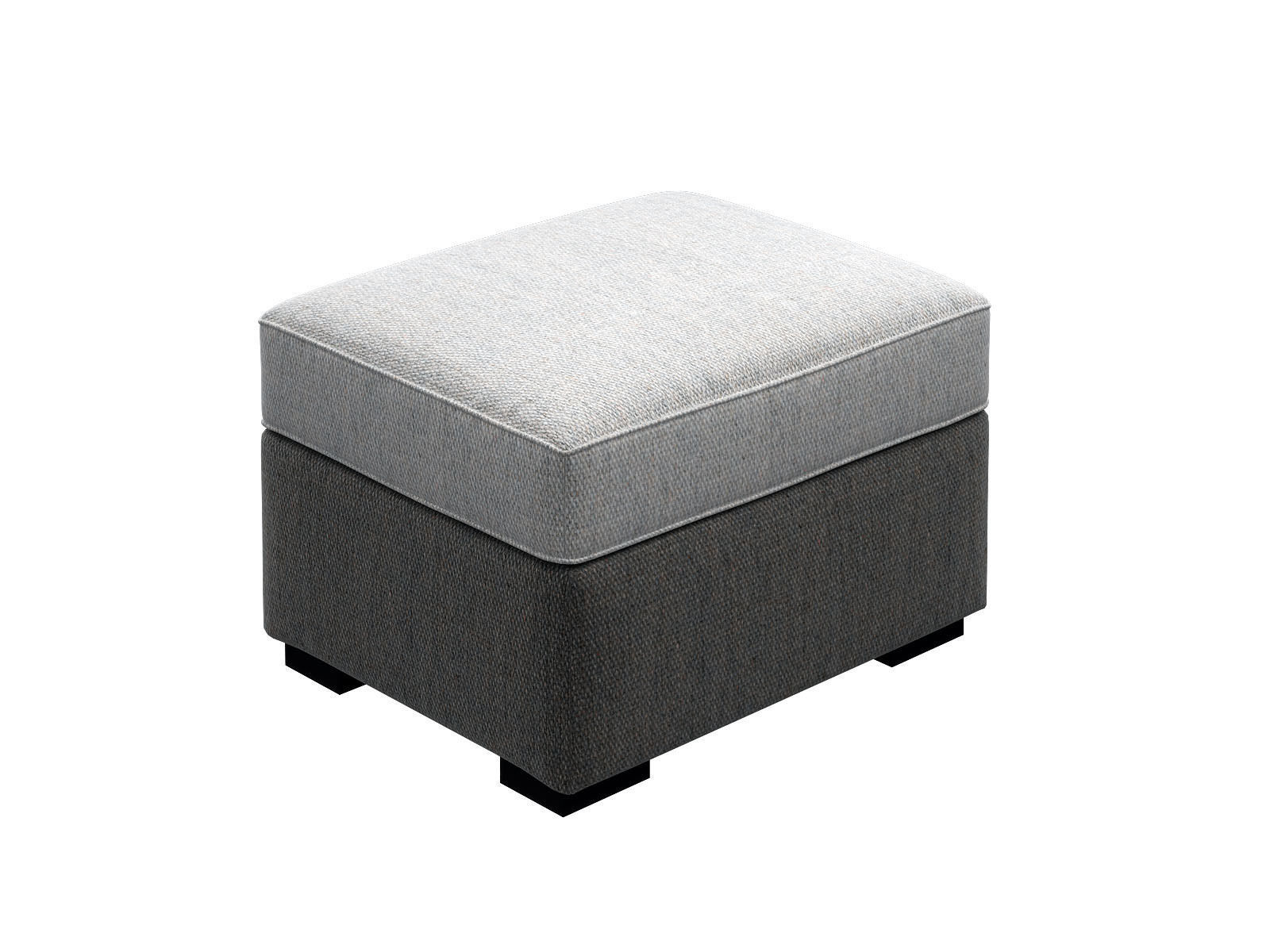 Sofa set ottoman 3D model_1