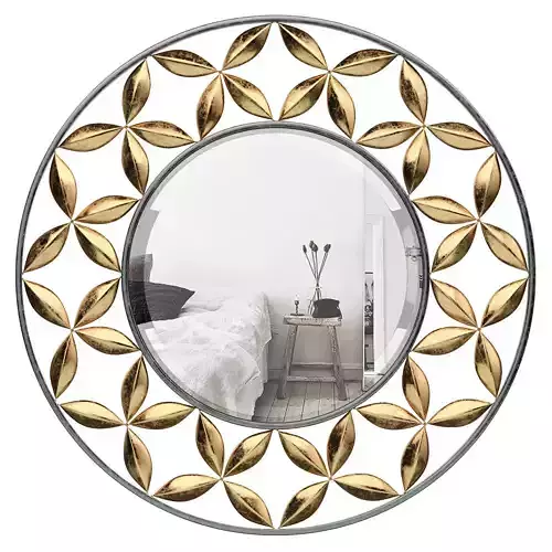 Round Metal Wall Mirror ASTG7285