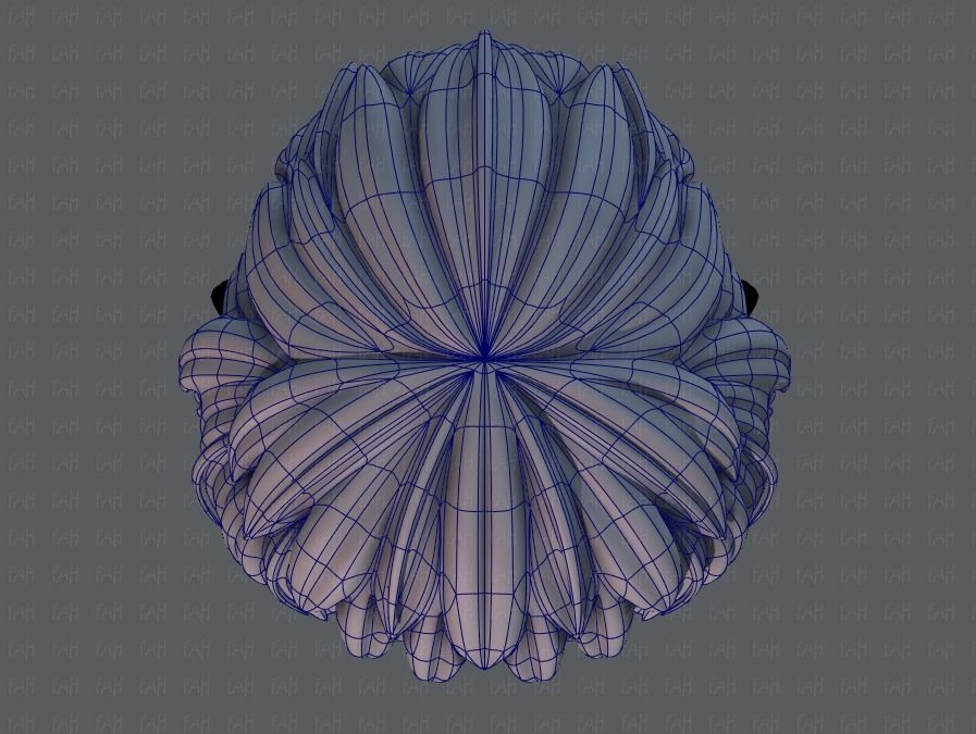 3D Hair style for boy V53 Low-poly 3D model_34