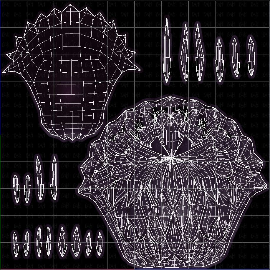 3D Hair style for boy V53 Low-poly 3D model_45