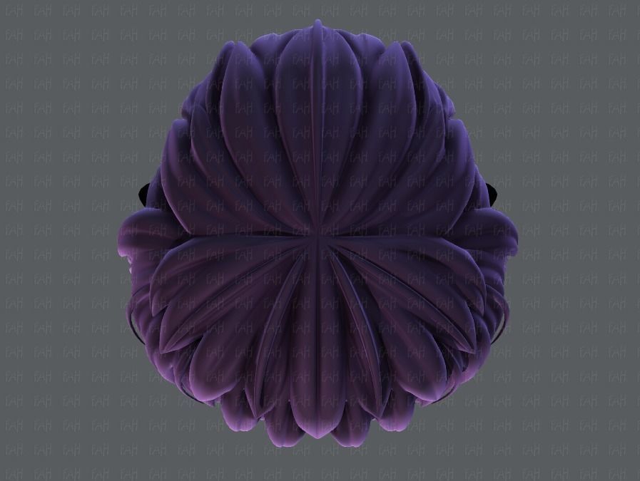 3D Hair style for boy V53 Low-poly 3D model_33