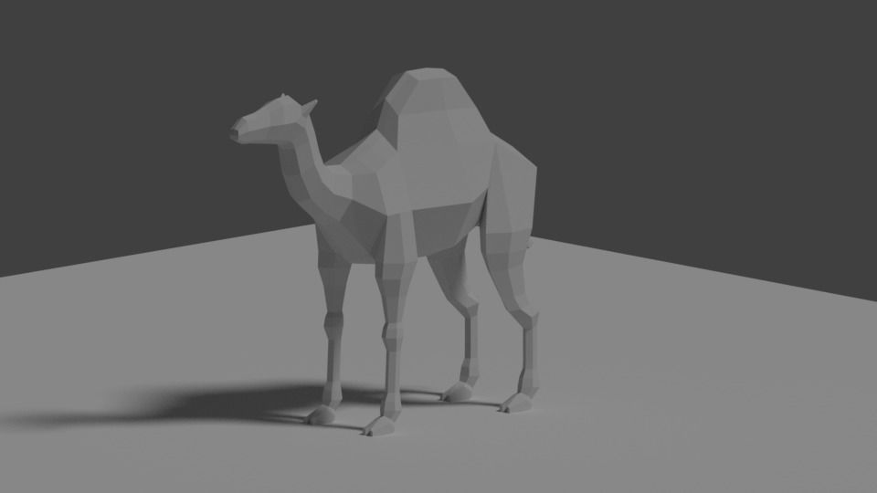 Lowpoly Animals and Dinosaurs Free low-poly 3D model_5
