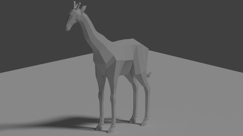 Lowpoly Animals and Dinosaurs Free low-poly 3D model_1