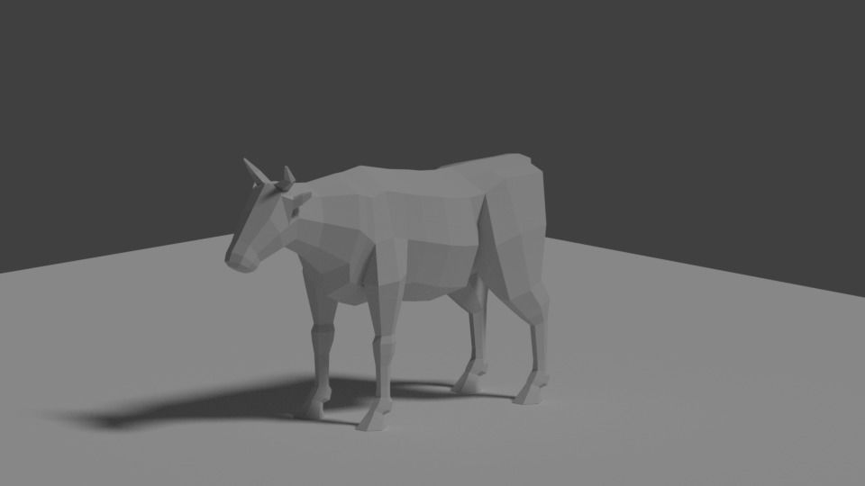 Lowpoly Animals and Dinosaurs Free low-poly 3D model_3
