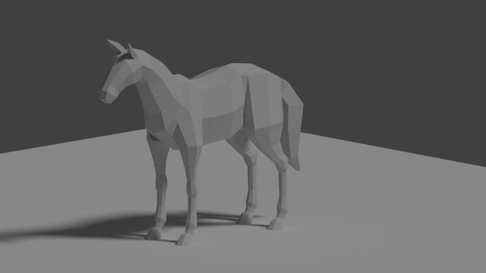 Lowpoly Animals and Dinosaurs Free low-poly 3D model_2