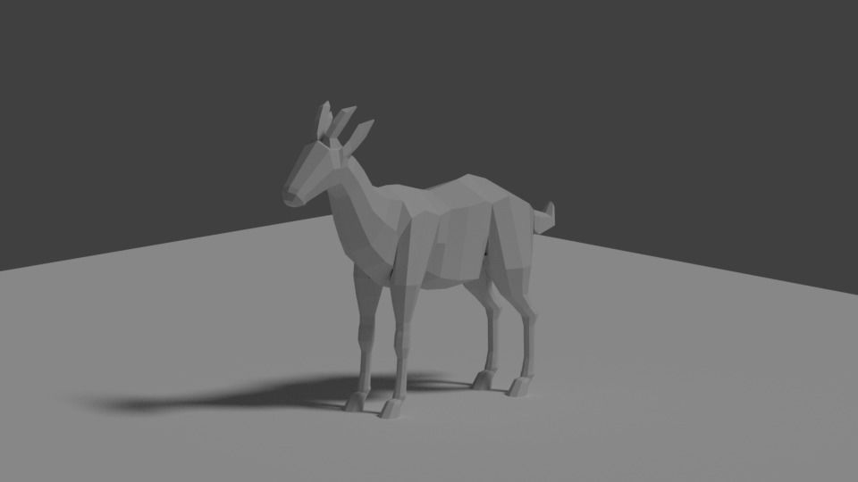 Lowpoly Animals and Dinosaurs Free low-poly 3D model_4