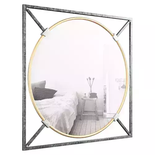 Shultis Oversized Decorative Wall Accent Mirror VARK4036