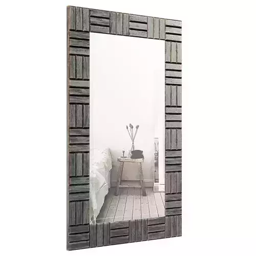 Silver Frame Accent Mirror OREL3063