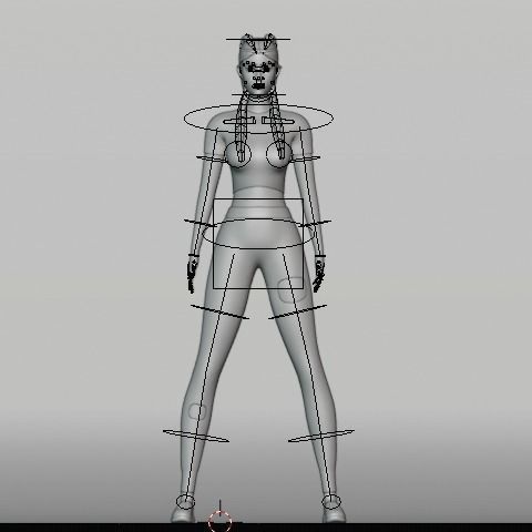 3d character Kelly 3D model_6