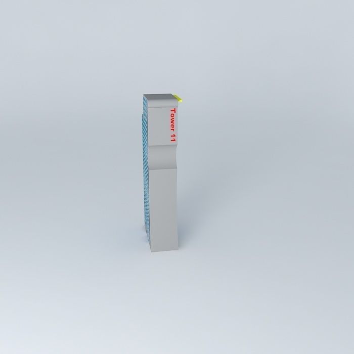 TOWER 11 Free 3D model_2