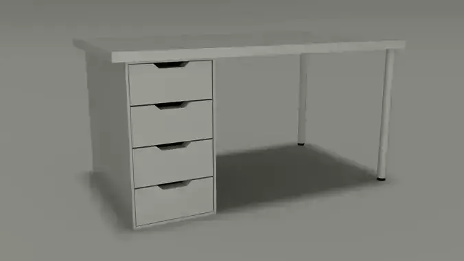 Glossy white Desk 