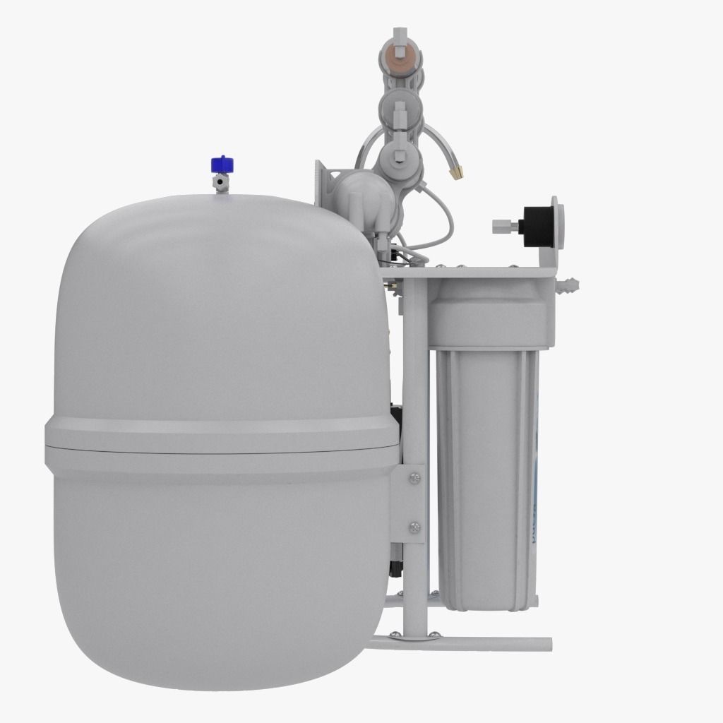 Water Filter With Stand 3D model_11