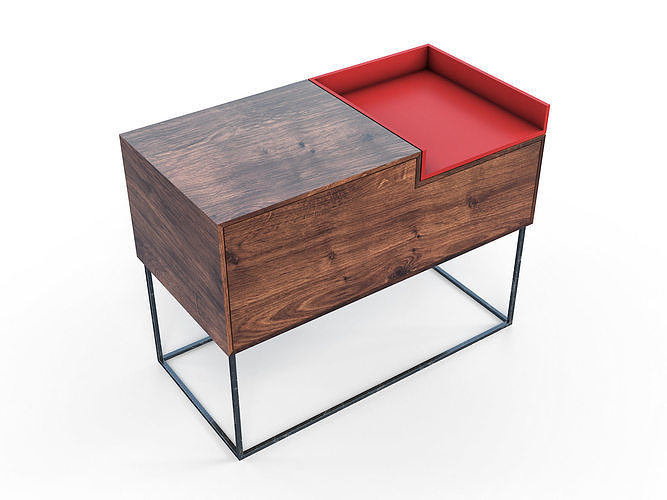 Mdf Italia - Inmotion Sideboard - 01 Low-poly 3D model