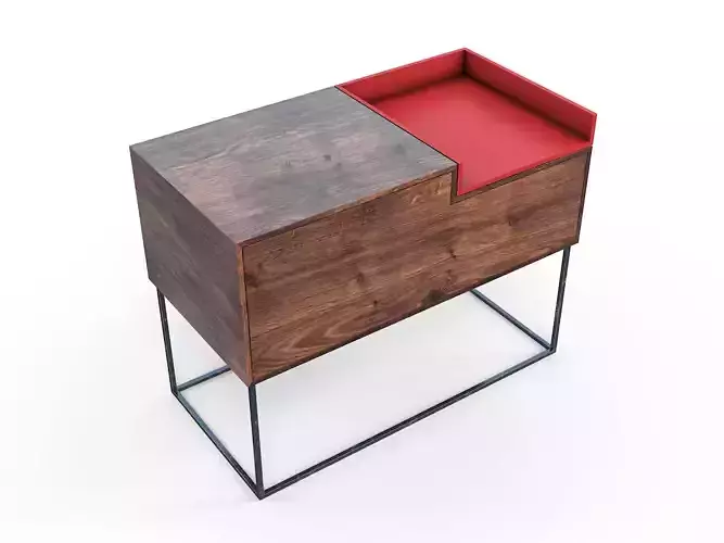 Mdf Italia - Inmotion Sideboard - 01 Low-poly 3D model