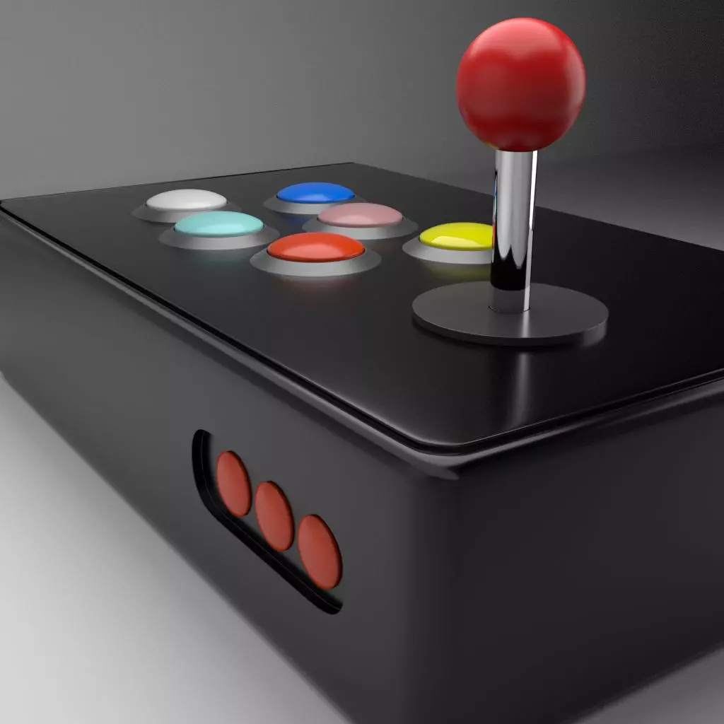arcade apinball Free low-poly 3D model