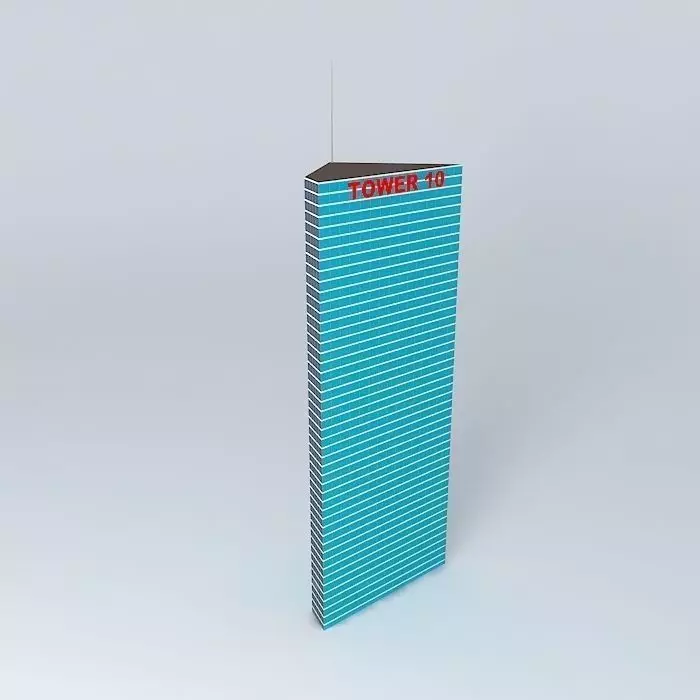 Tower 10 Free 3D model