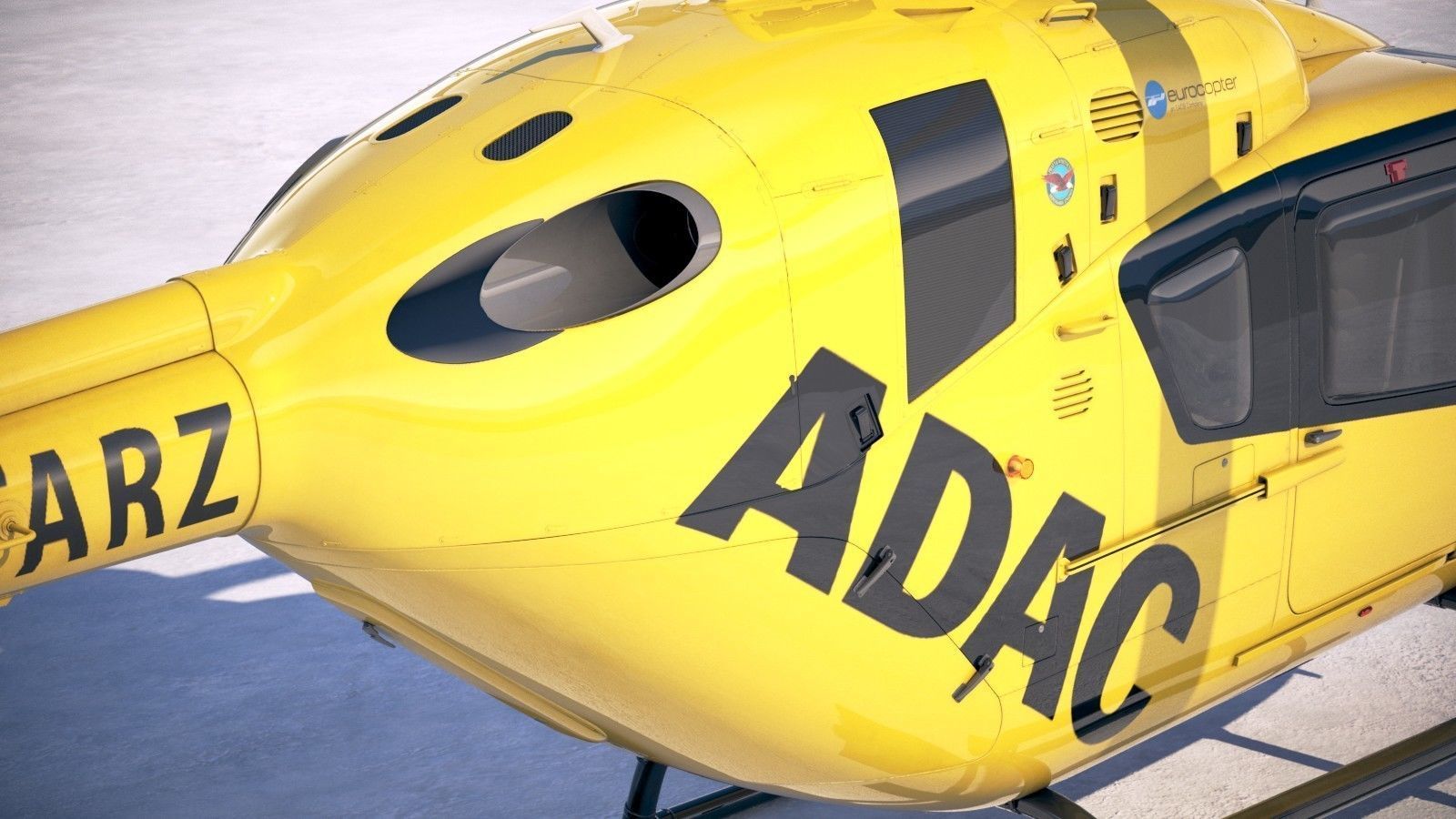 ADAC Eurocopter EC135 3D model_3