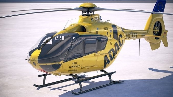 ADAC Eurocopter EC135 3D model