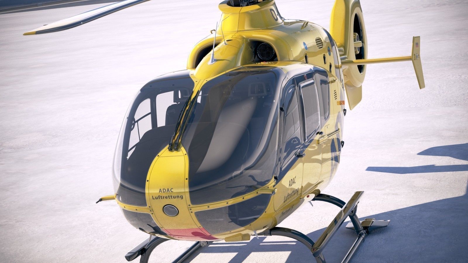 ADAC Eurocopter EC135 3D model_1