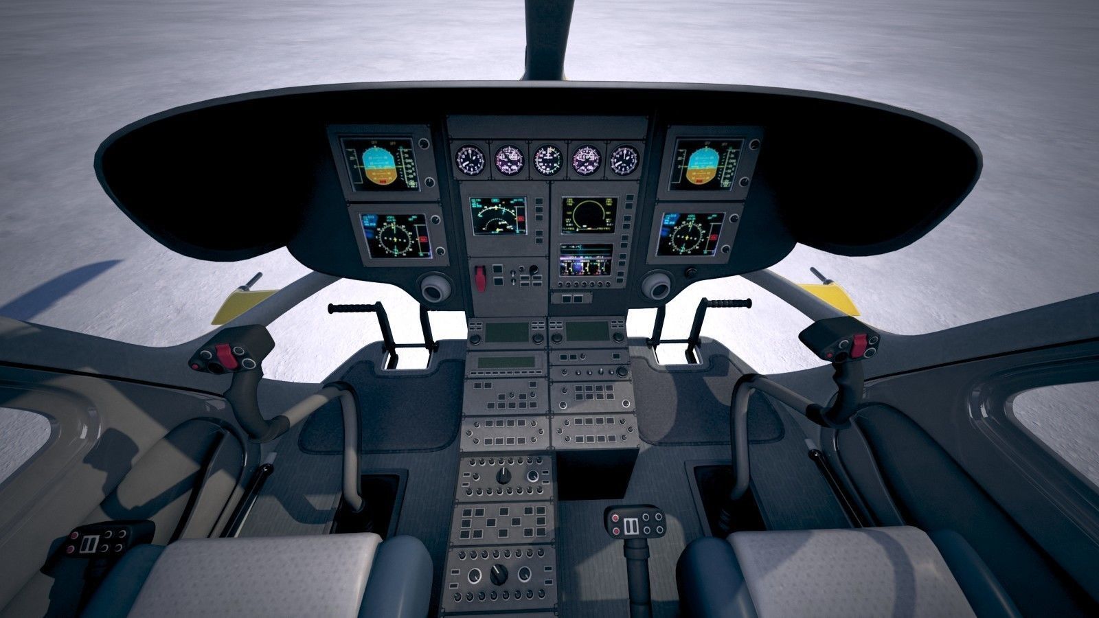 ADAC Eurocopter EC135 3D model_18