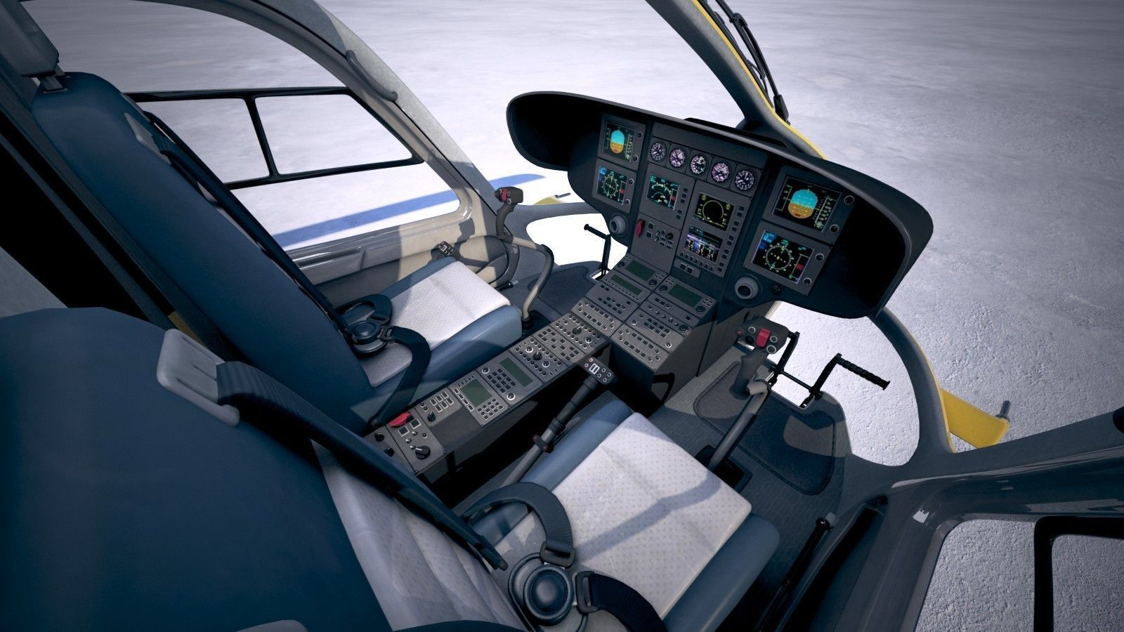 ADAC Eurocopter EC135 3D model_17