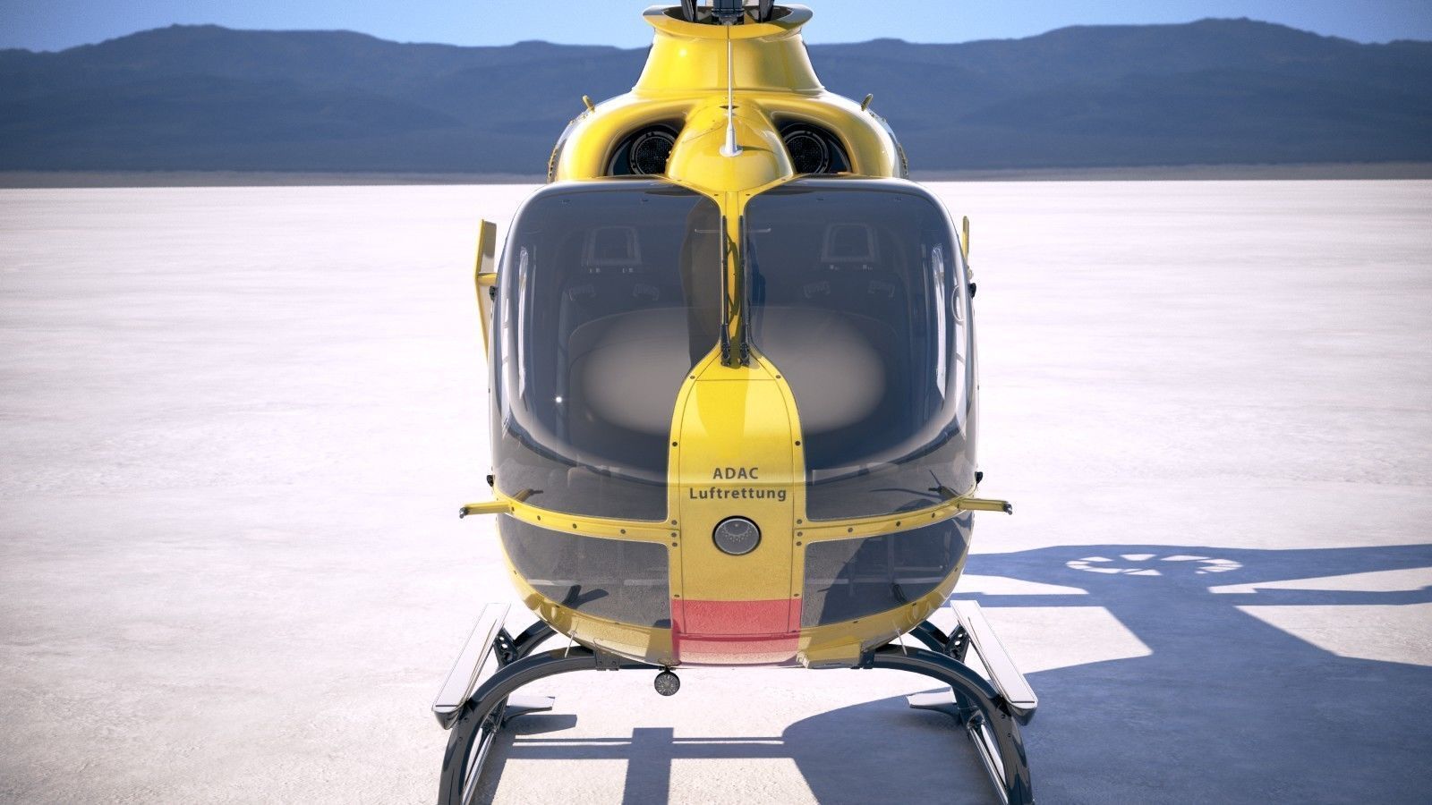 ADAC Eurocopter EC135 3D model_9