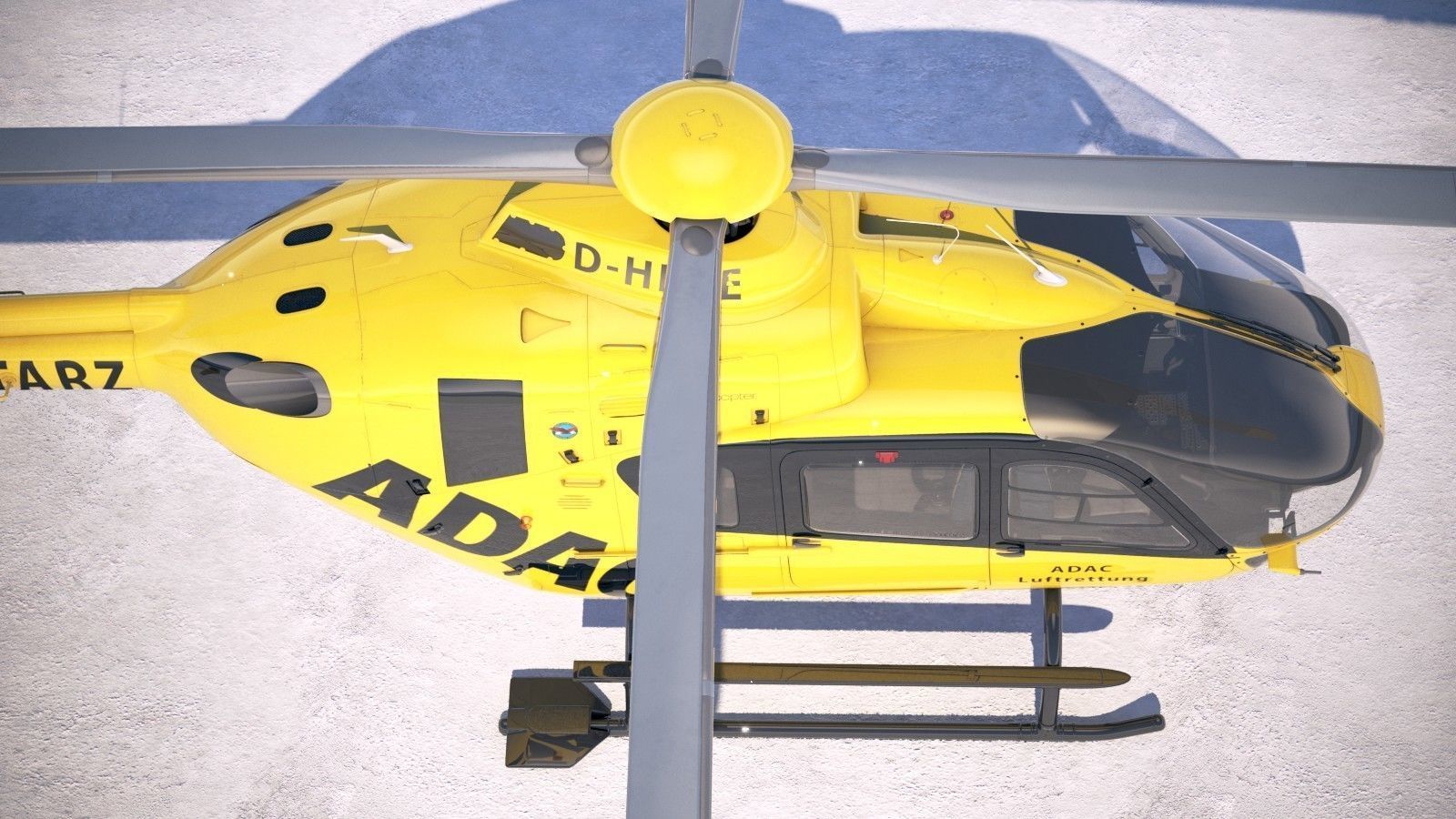 ADAC Eurocopter EC135 3D model_7