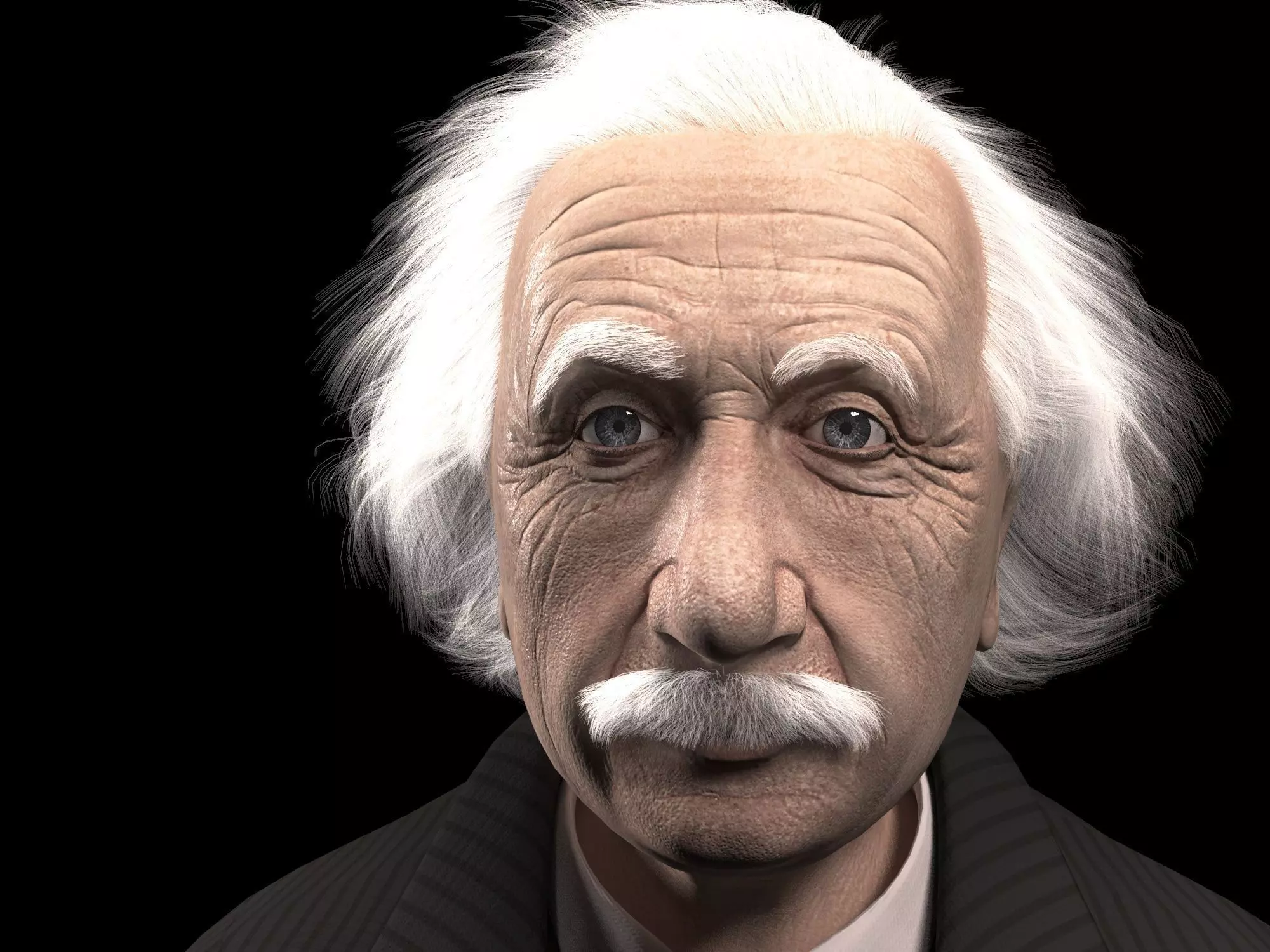 Albert Einstein 3D model_0