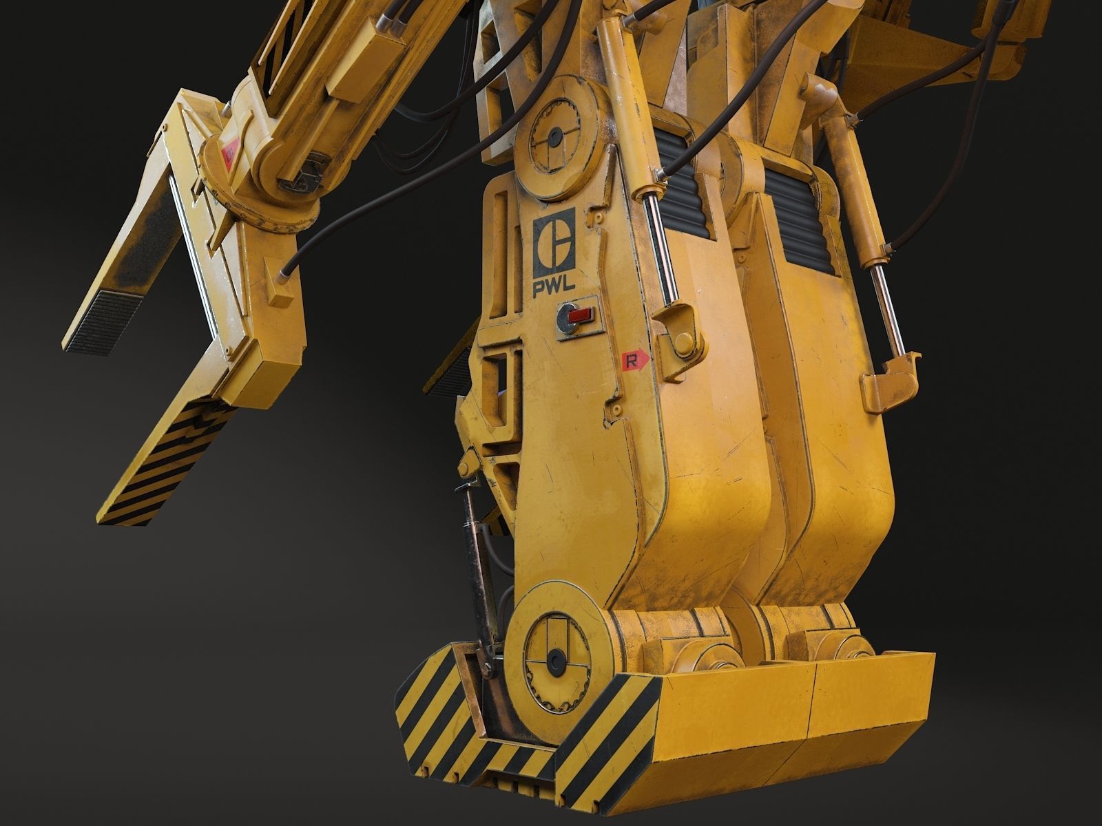 Alien Nostromo Power Loader  3D model_5