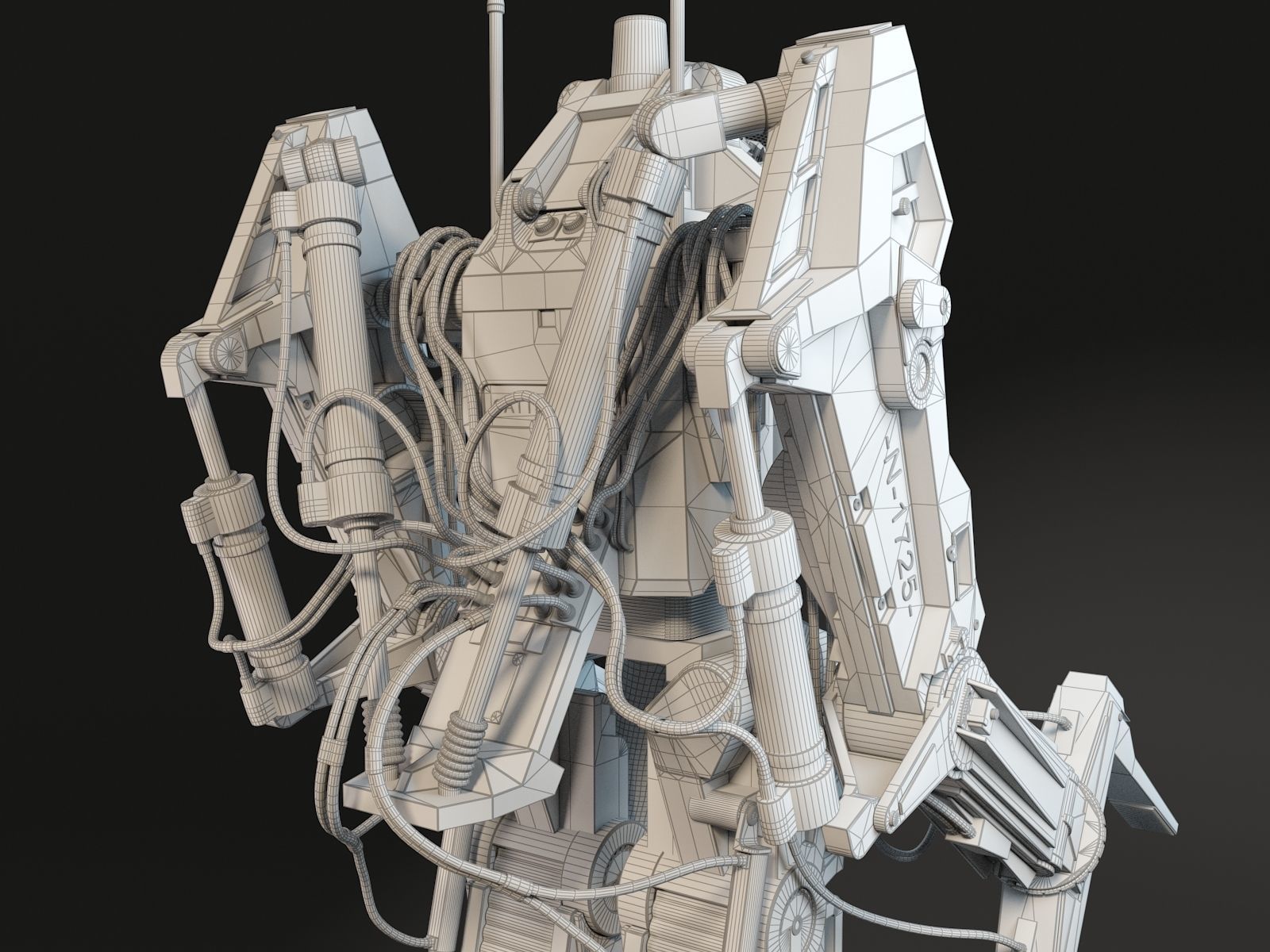 Alien Nostromo Power Loader  3D model_17