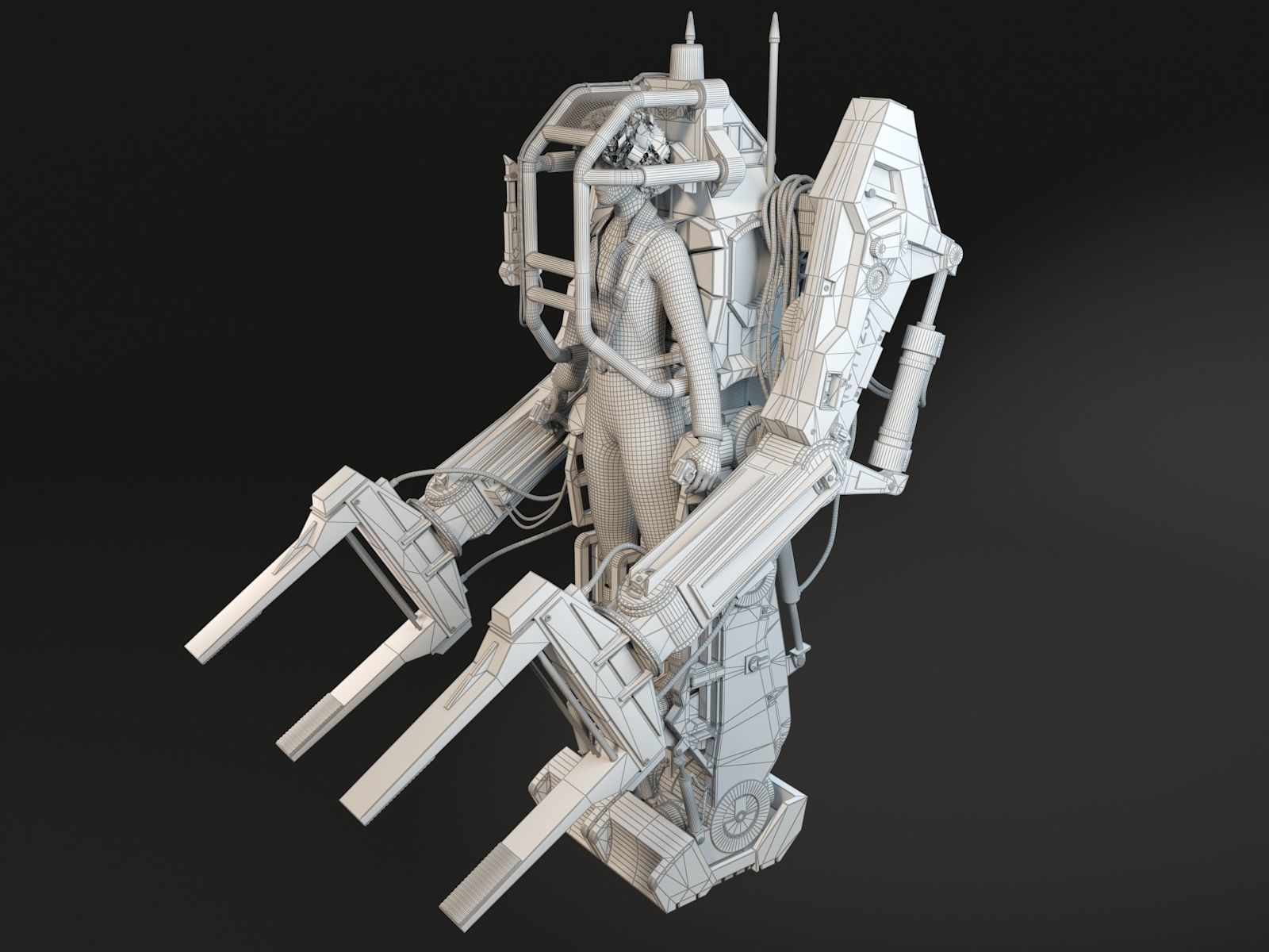 Alien Nostromo Power Loader  3D model_18