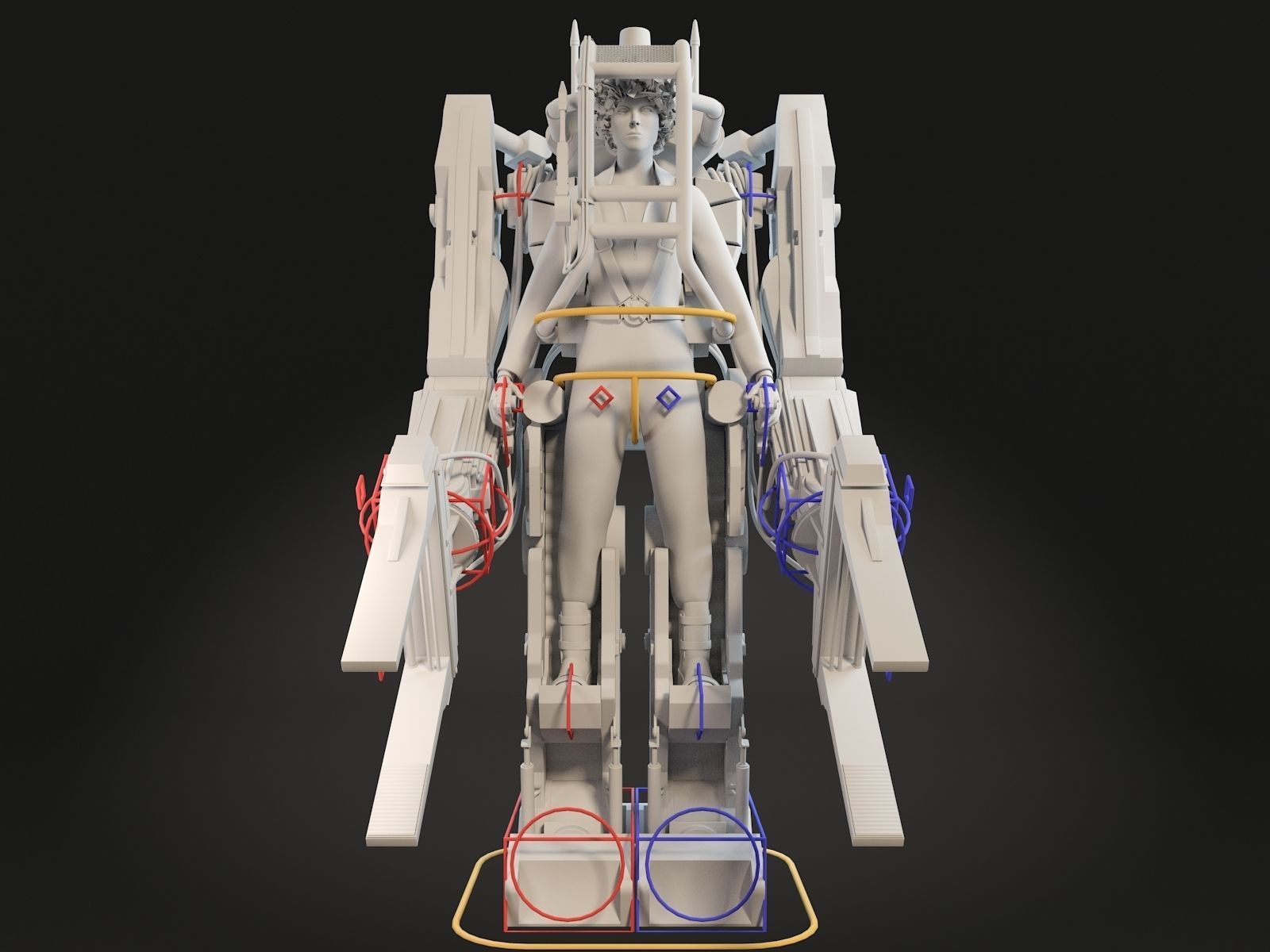 Alien Nostromo Power Loader  3D model_16